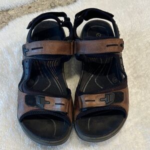 Men’s Ecco yucatan sandals.